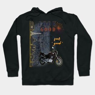 vintage motocycle Hoodie